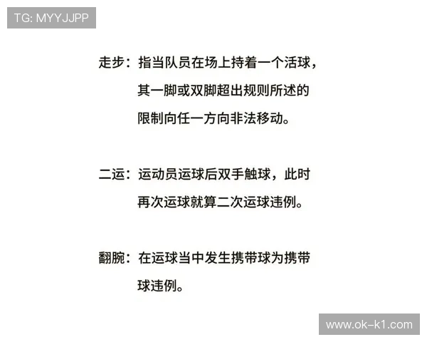 篮球规则中的手部接触判定标准与原则解析